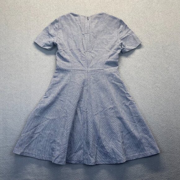 Theory Women's Dress Size 4 Mini Houndstooth Zipper,Lined - Picture 6 of 11